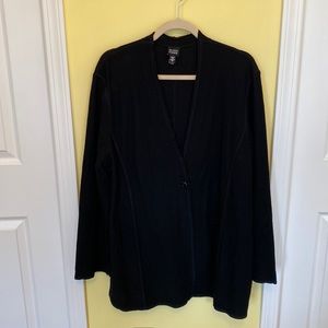 Eileen Fisher Black Lightweight Wool Sweater